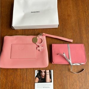 Pandora Me x Millie Bobby Brown clutch and Jewelry Organizer